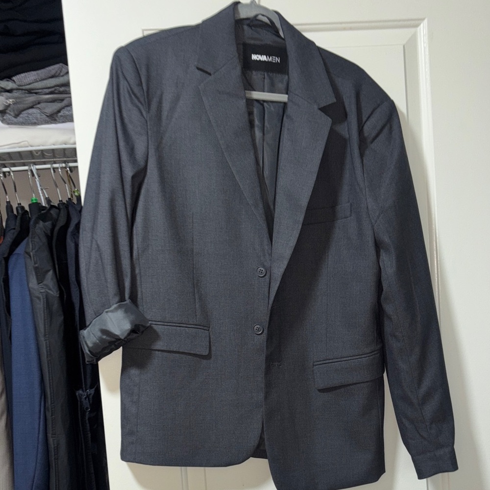 Fashion Nova Dark Gray Blazer